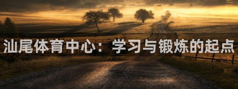 凯发官方正版app集团官网首页：汕尾体育中心：学习与锻炼的起