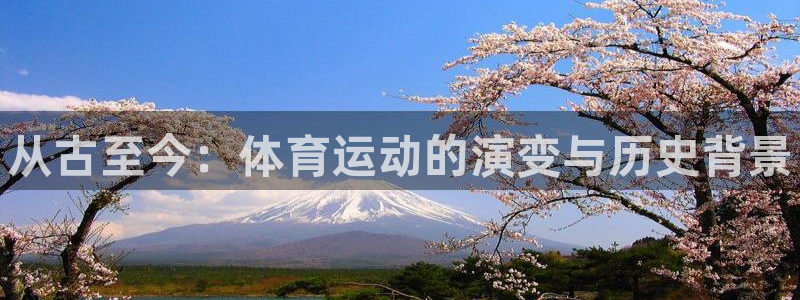 凯发官网下载平台是正规平台吗知乎：从古至今：体育运动